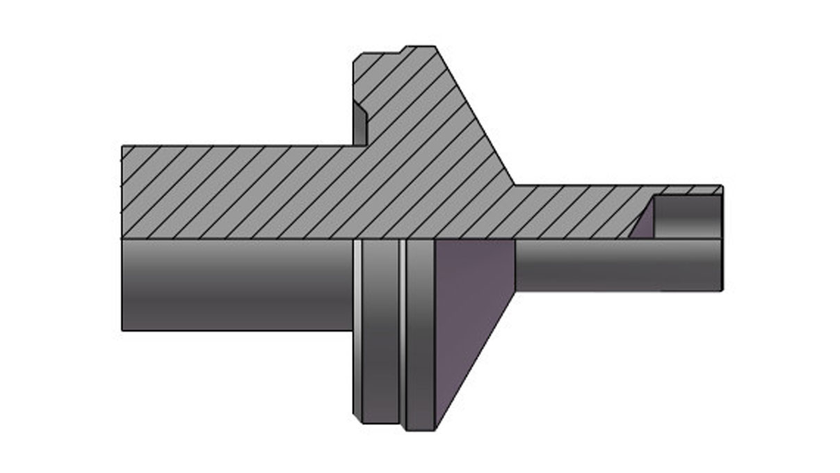 Horia AS 05-02-01 Ambösschen für Incabloc, einzeln, N°160 Ø A 2.00, Ø B 1.60
