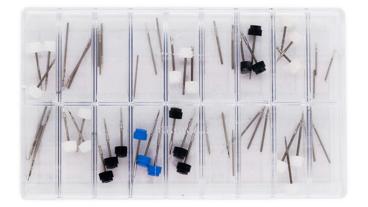 Assortiment van wikkelassen ETA, 3 stuks per type, 54 stuks