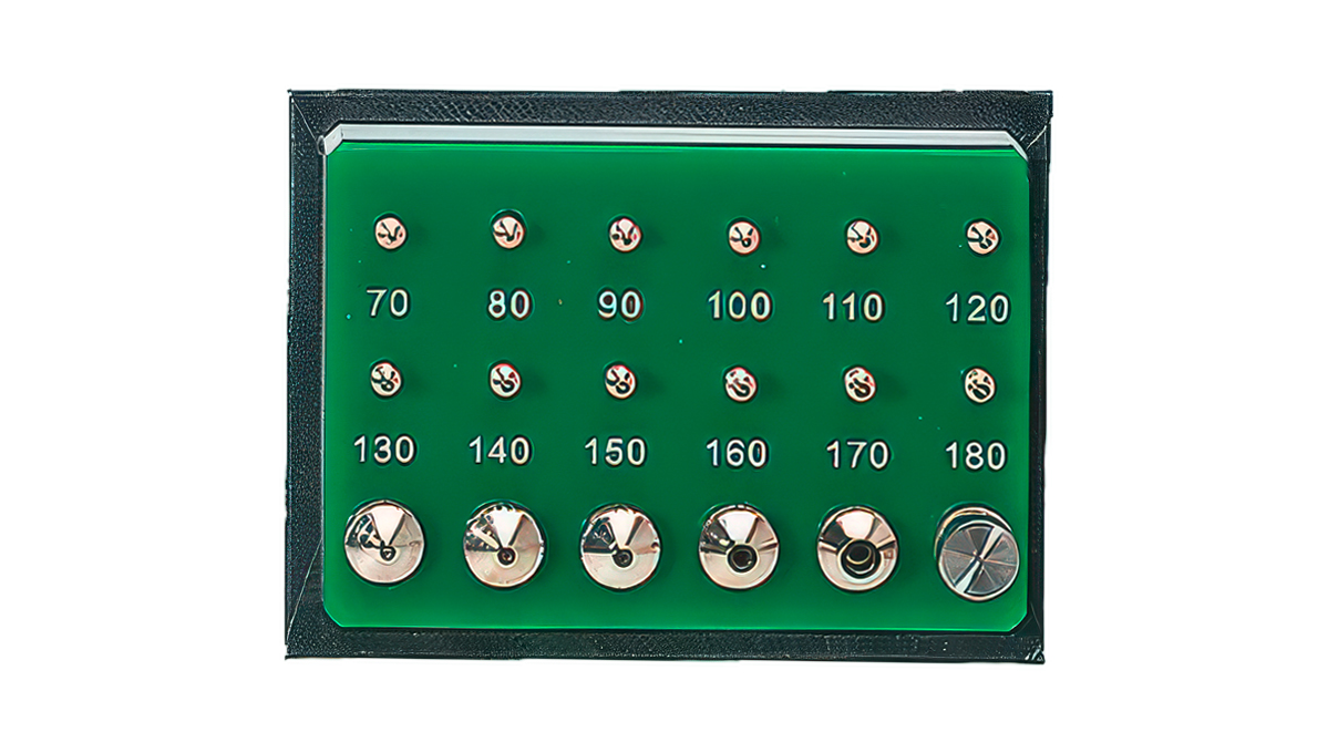 Horia AS 03-04 Satz federnde Stempel und Ambösschen, 12 Stempel / 6
Ambösschen  Ø 4.0 mm