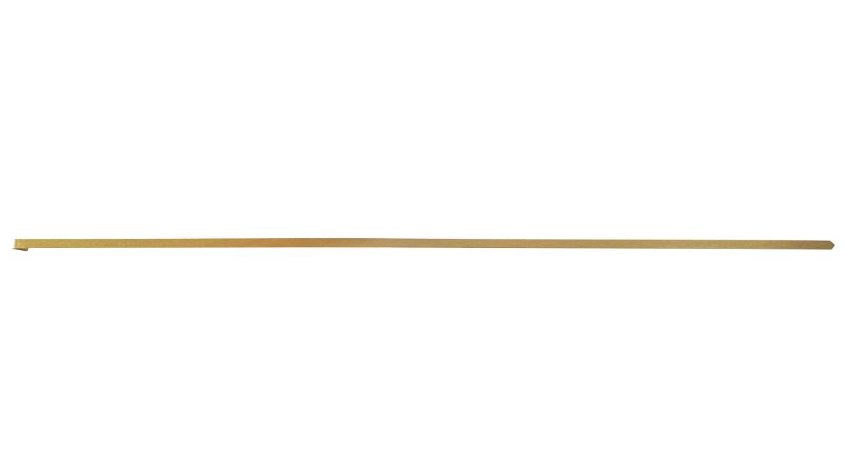 Reloj de péndulo, latón cepillado, Ø 70 x 355 mm