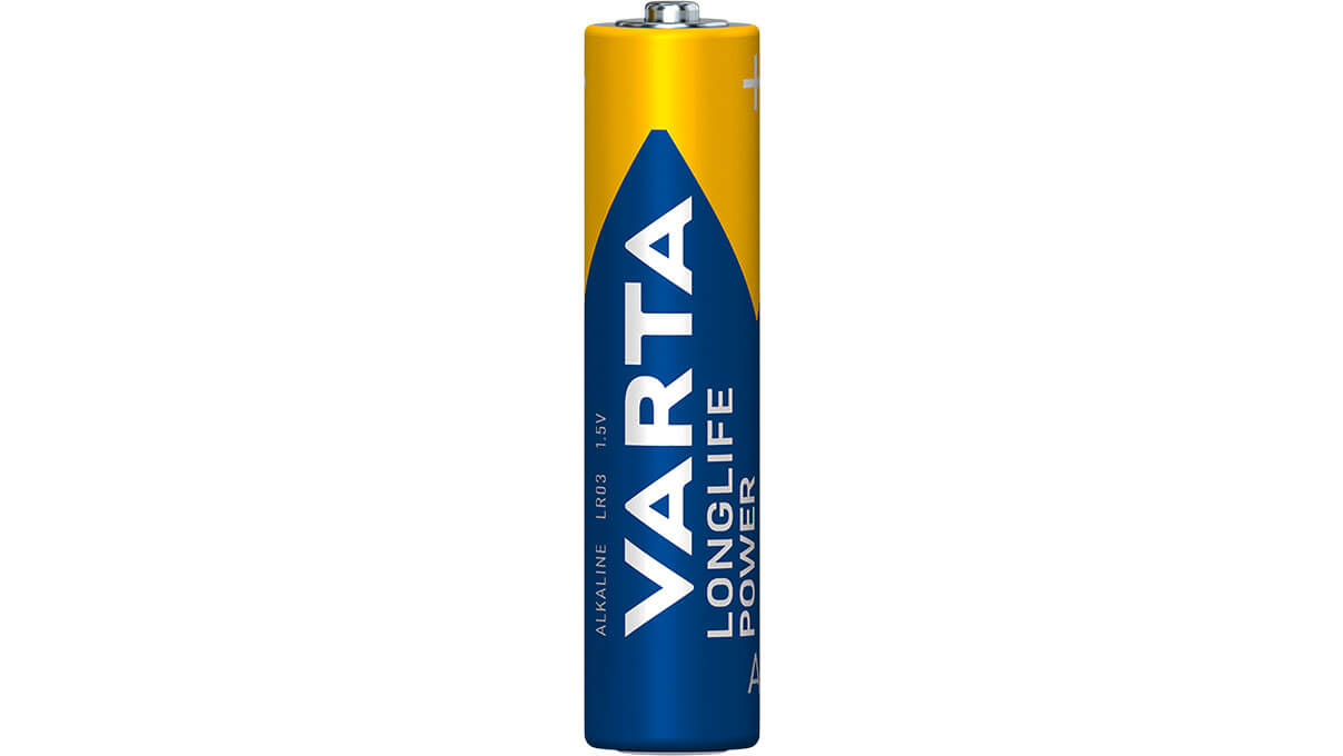 Varta LR03 alkaline longlife power batterij