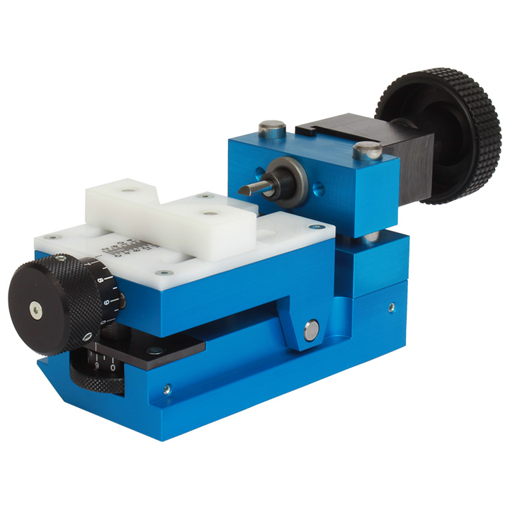 Roxer case opener OBMP III, suitable for cases Ø 12 - 50 mm, 2 actuators, flat blade
