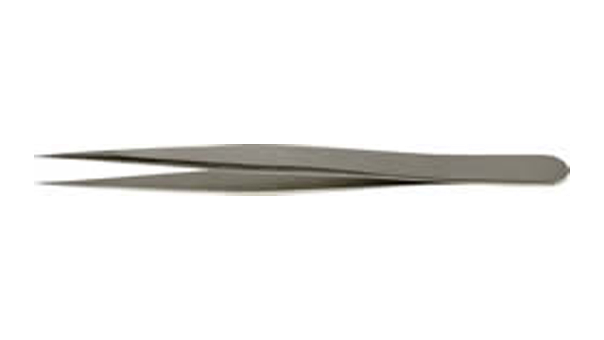 Dumont pincet vorm 0C100, Genève-vorm, dik, roestvrij staal-koolstof, 115 mm
