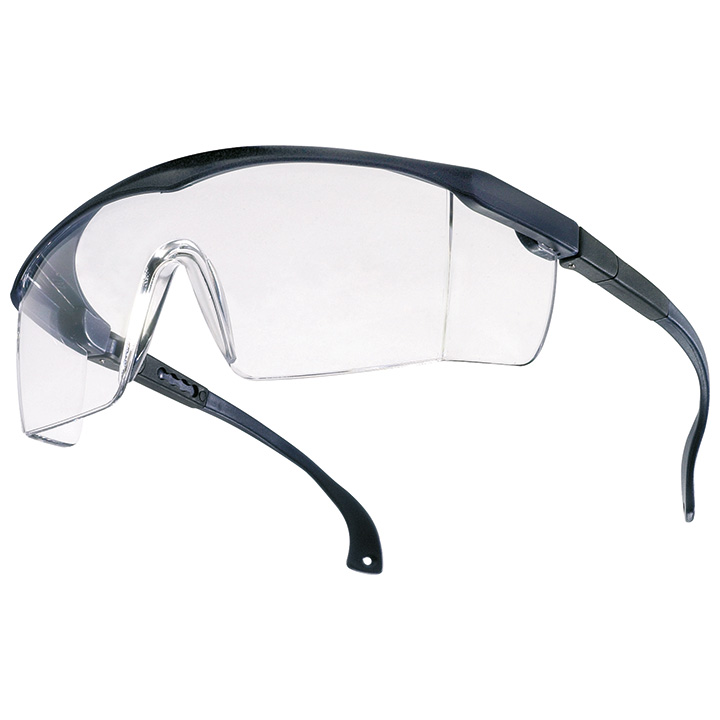 Schutzbrille Basic, blau, Sichtscheiben klar, kratzfest