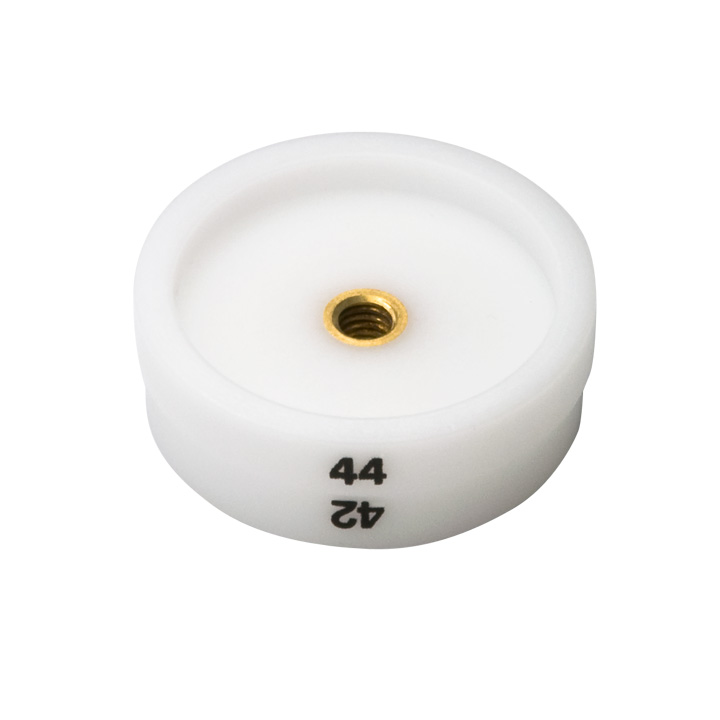 Delrin-Druckstücke rund, Gr. 42-44