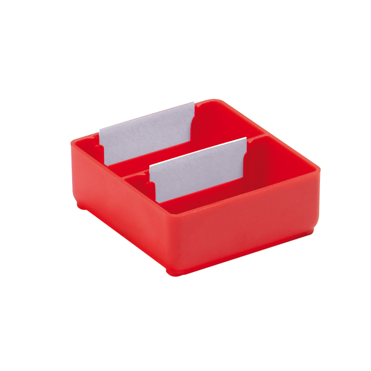 Lista plastic box with partition, 4,5 x 4,5 E, for 50 mm front height