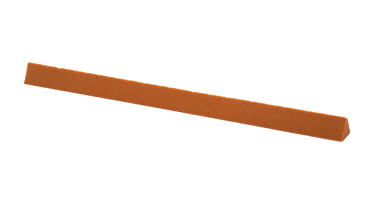 India Schleifstein, Dreikant, 6 x 6 x 6 mm, Fein, Länge 100 mm