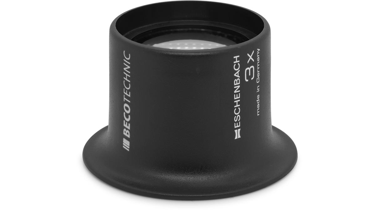 Eschenbach 11243 Loep voor horlogemakers, anthracite, vergroting 3x