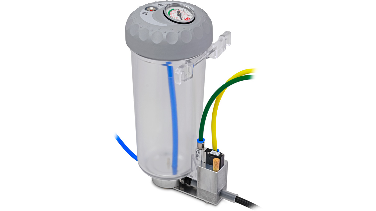 Renfert Zusatztank 25 - 70 µm für Basic Quattro IS, mit Strahldüse 0,8 mm
