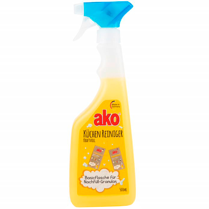 ako Basic bottle for kitchen cleaner refill granulate