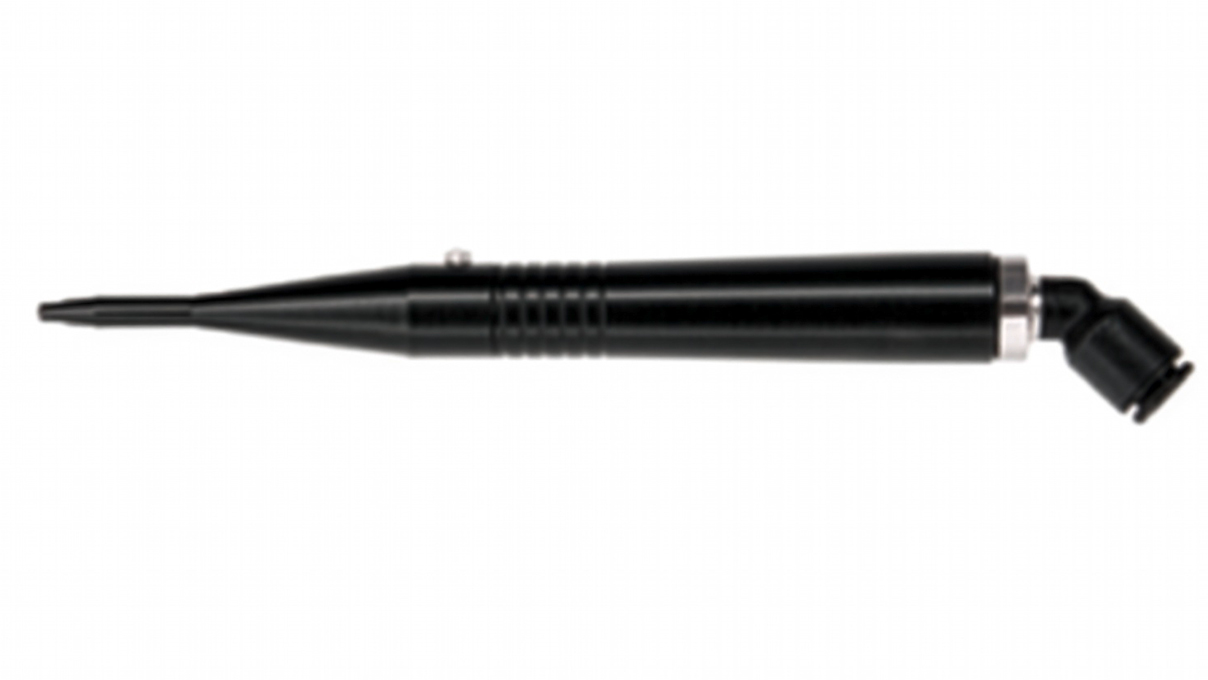 Bergeon 7809-R45 Persluchthandstuk in zwart met snelsluiting, zonder slang, 45°, 6 mm, 3 bar