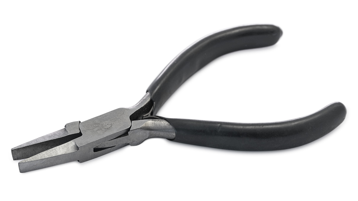 Flat nose pliers, smooth jaws, length 120 mm