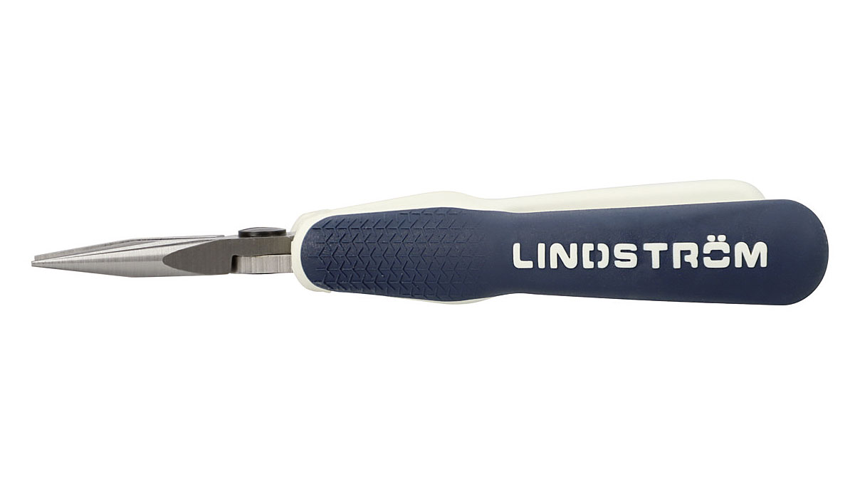 Lindström RX7891A Alicates de precisión de punta semirredonda plana, longitud 132 mm