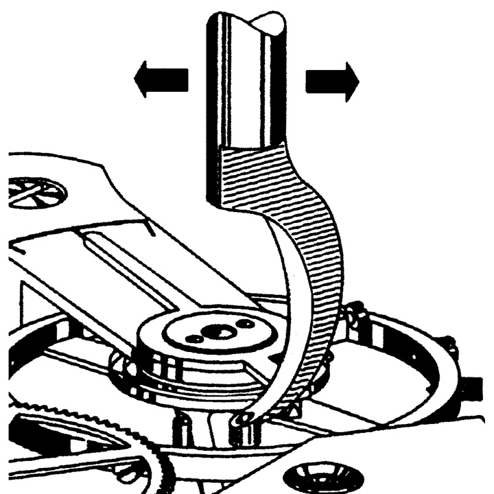 Bergeon 1856-F Werkzeug zum Richten der Begrenzungsstifte des Ankers Ø 0,40 mm