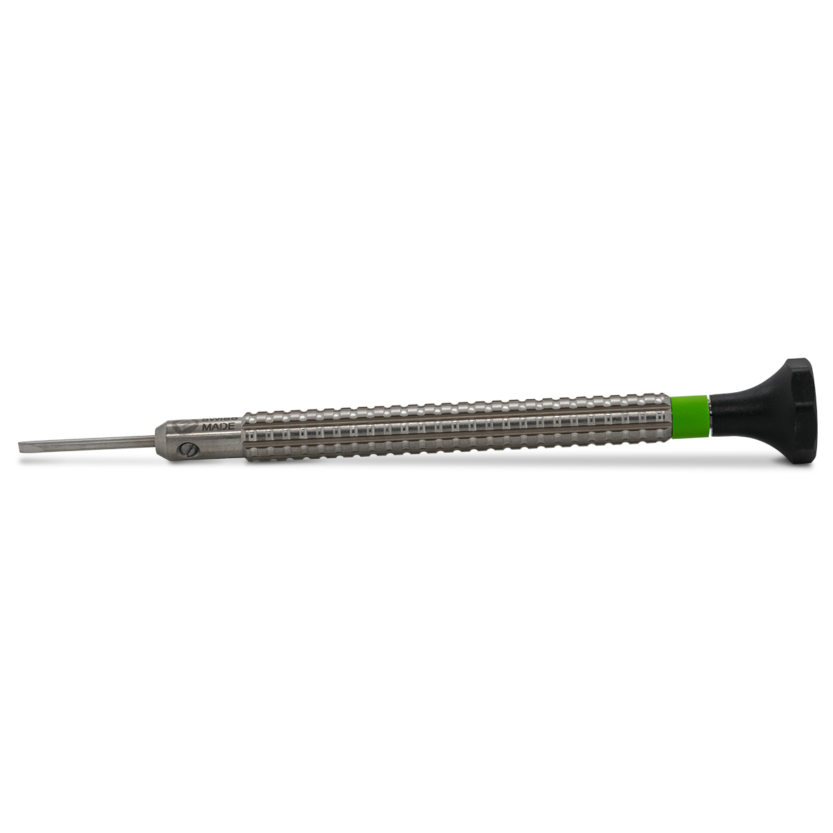 Bergeon 7965-090 schroevendraaier, mes Ø 0,9 mm, licht groen, voor draaimoment-trommel