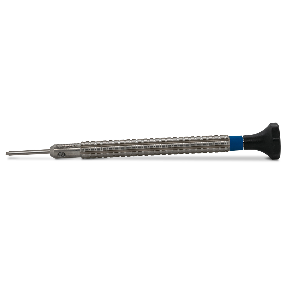 Bergeon 7965-MFP-250 screwdriver, blade 2,5 mm, parallel-flanks, blue, for torque cylinders