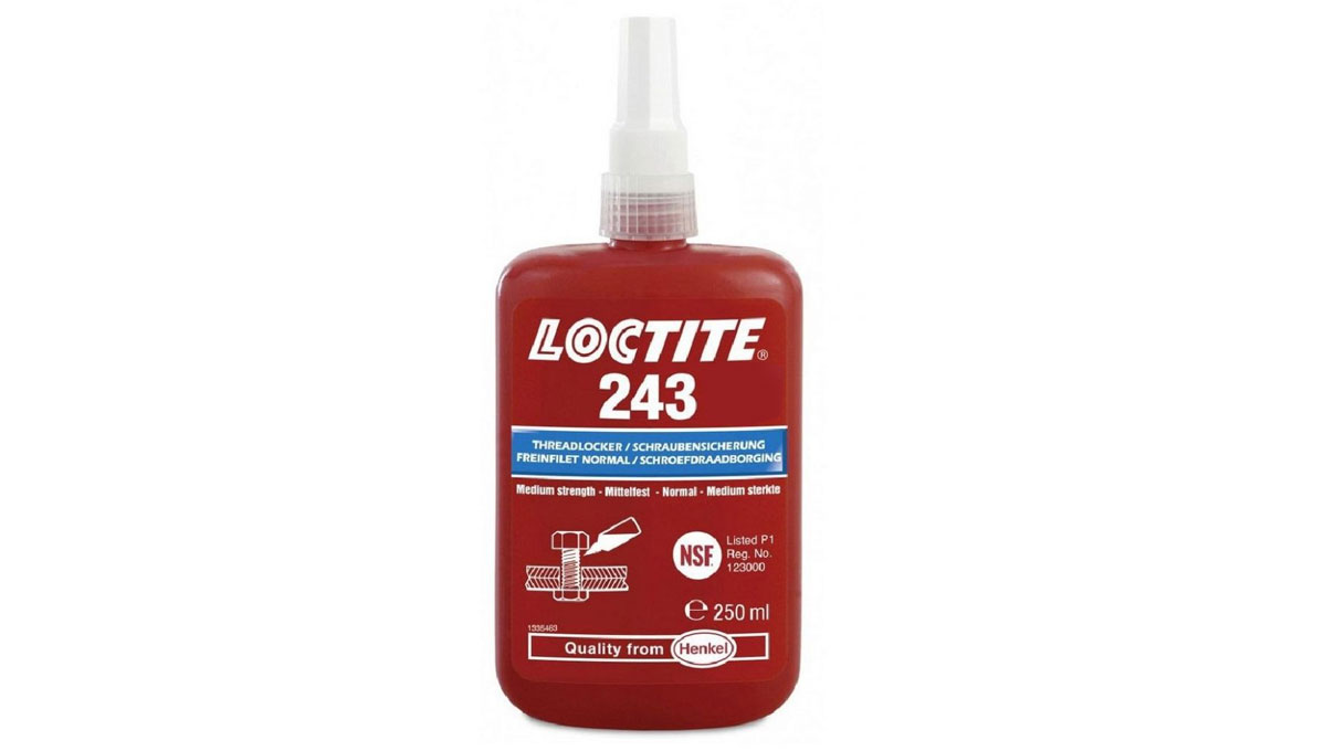 Loctite 243 threadlocker, 250 ml