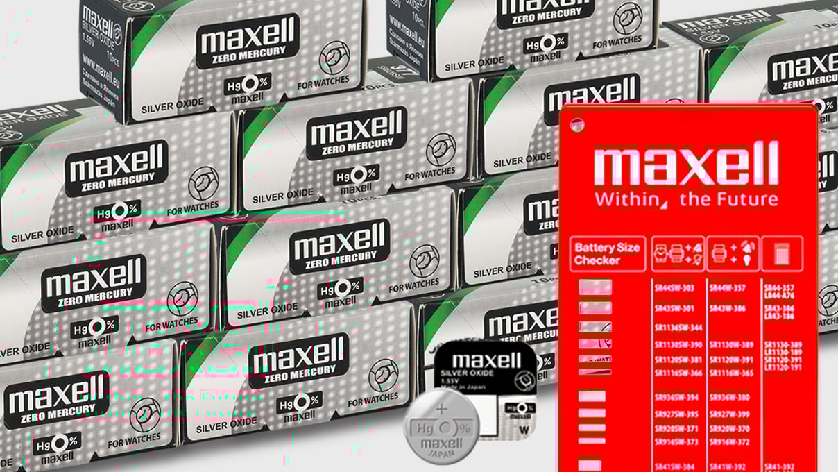 Maxell voordeelverpakking knoopcellen