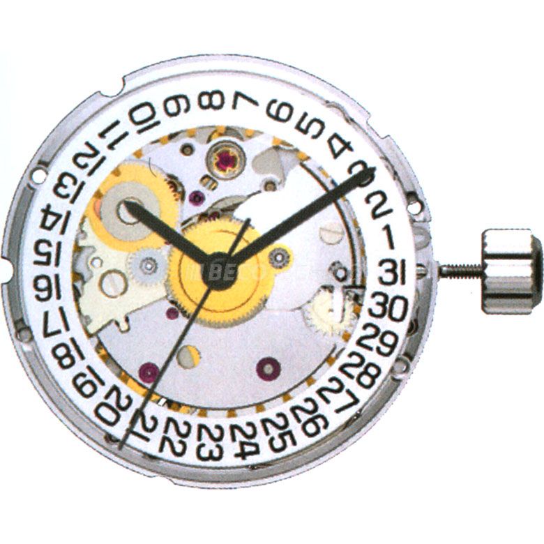 AU-Werk ETA 2824-2 11 1/2''' DATE3 SC MECH AUT - Vernickelt