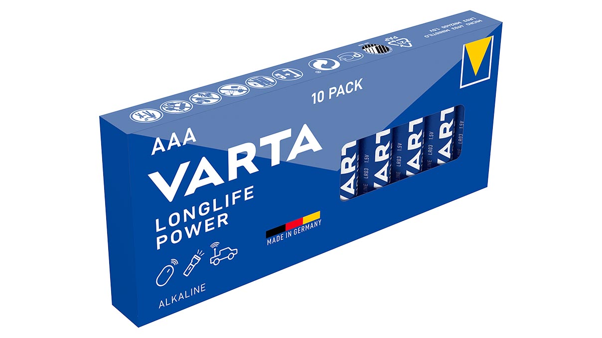 Varta 4903 Alkaline Longlife Power Batterij 1,5V (Micro, LR03, AAA)