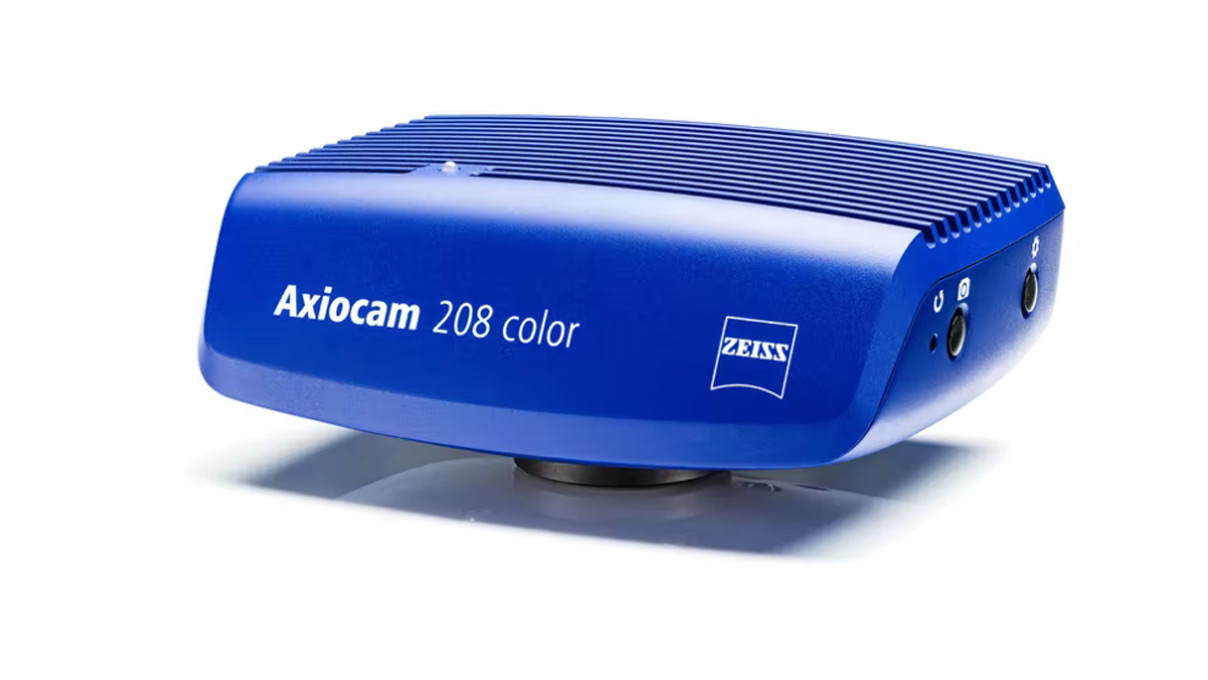 Zeiss AxioCam 208 color: 4K color camera with USB 3.0, Ethernet and HDMI connection