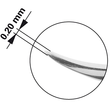 Bergeon 30019 Zeigerabheber, Länge 110 mm, 2 Stück