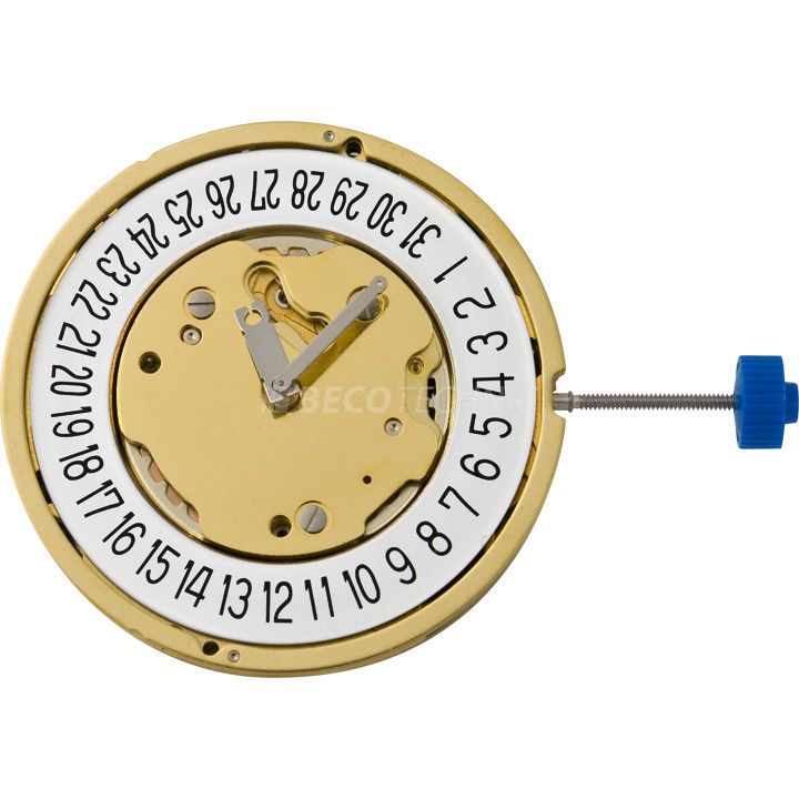 AU-Werk RONDA 5021.D 12 1/2''' SS DATE6 2EYES CHR Quarz
