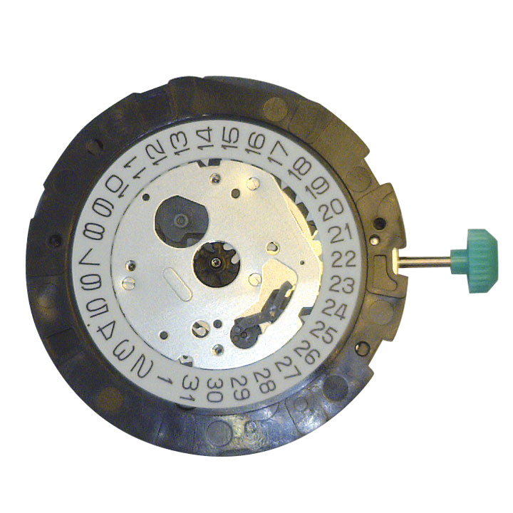AU-Werk Miyota 0S21 13 1/2''' DATE6 SC CHRONO 2EYES Quarz (399 | SR927W)