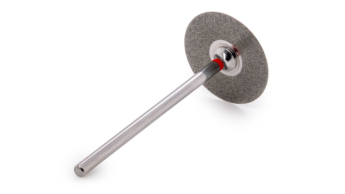 Lampert Diamantschuurschijf, fijn, Ø 22 mm, schacht Ø 2,3 mm