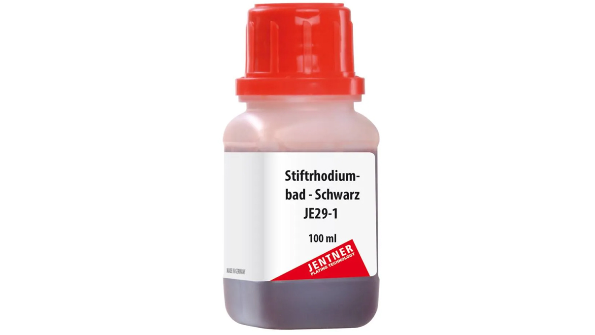 Stiftrhodiumbad JE29-1, schwarz, gebrauchsfertig, 2g/100ml