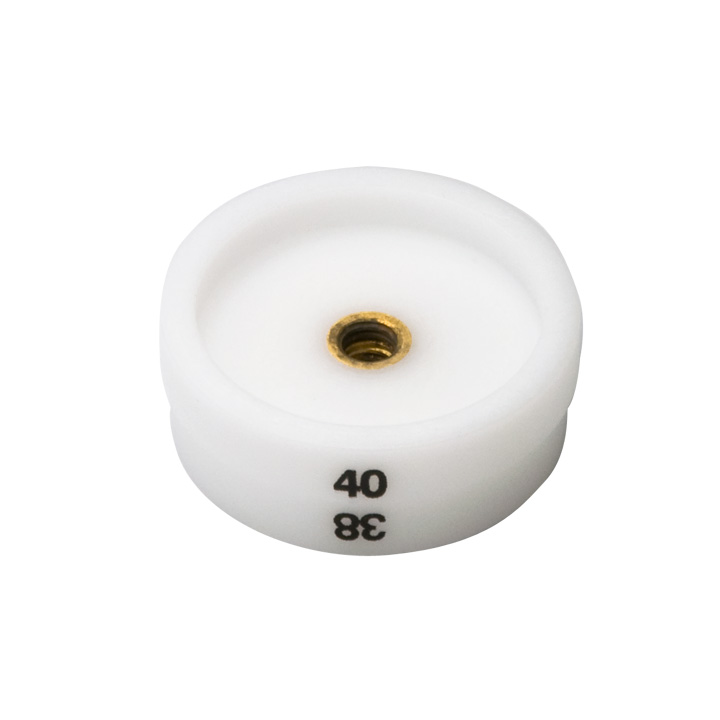 Delrin-Druckstücke rund Gr. 38-40