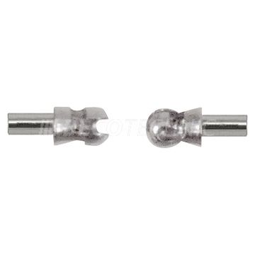 Ball Connections for threading Stainless Steel Ø 1,5 mm L 6,5 mm