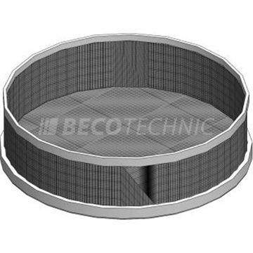 Elmasolvex Korb ohne Einsätze, doppelte Höhe, elektropoliert, N° 1052333