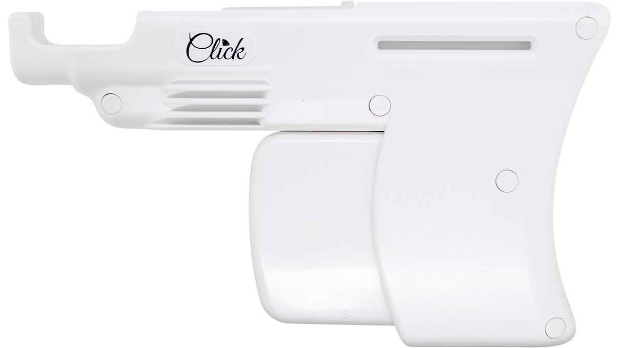 QPP Click Ohrlochinstrument für Erstohrstecher mit innovativer Pull & Click Technologie