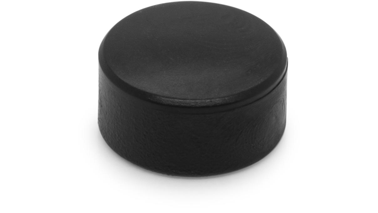 VOH Ersatz-Drückerabdeckung für Werkhalter mit ergonomischen Drückern, schwarz, POM, Außen-Ø 6
mm, Innen-Ø 3,5 mm