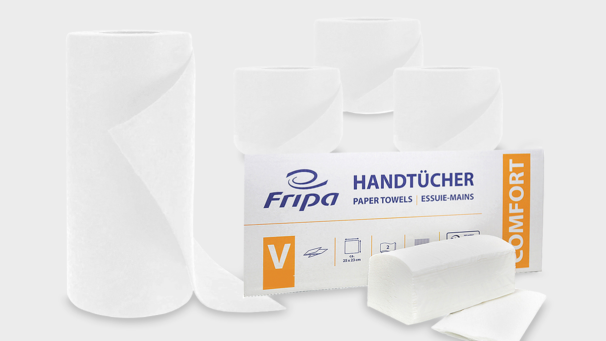 Handdoeken, keuken- en toiletpapier