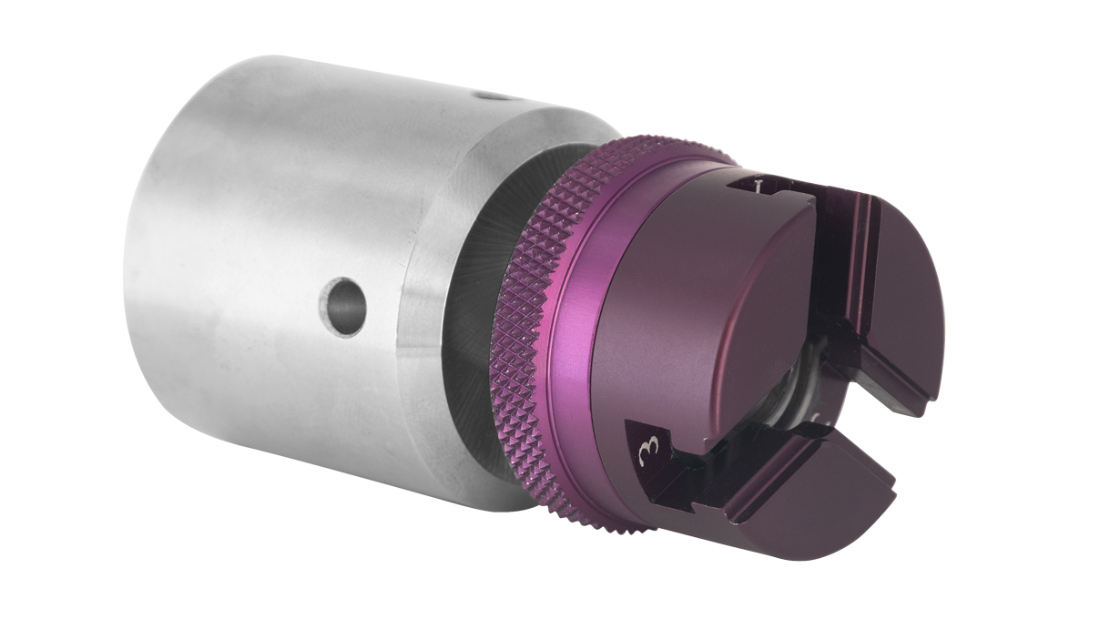 Crevoisier C501-3060_M12 Holder for universal chuck with clamping ring (M12), without jaws, incl. universal chuck