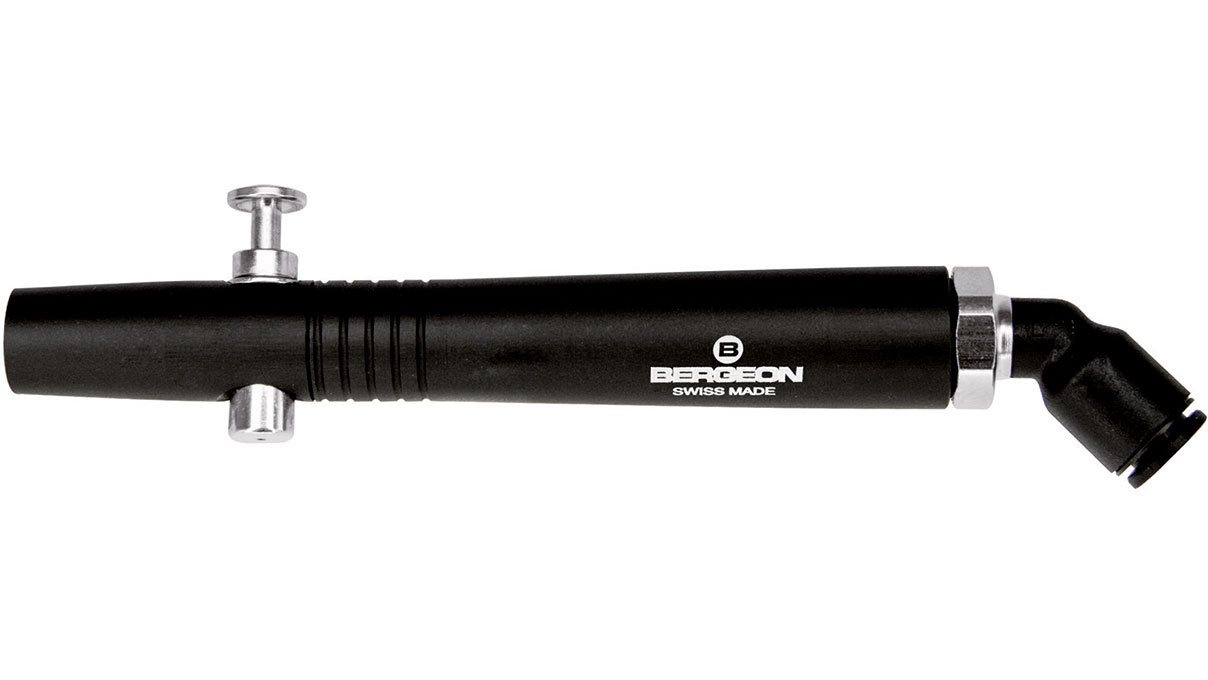 Bergeon 8809-R45 Handstück für Vakuum mit Schnellverschluss, 45°