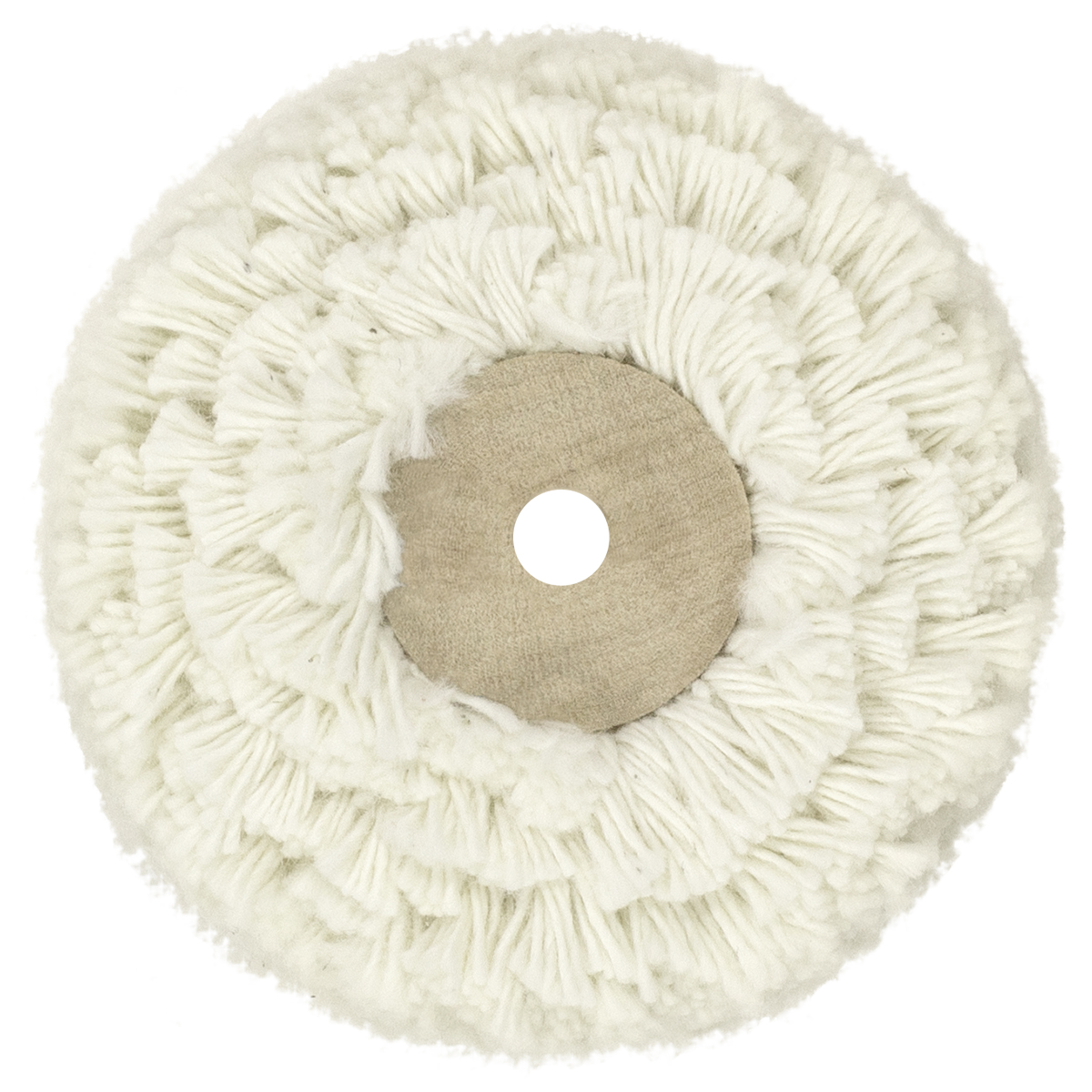 Cotton polishing wheel with wooden centre 80 x 40 mm