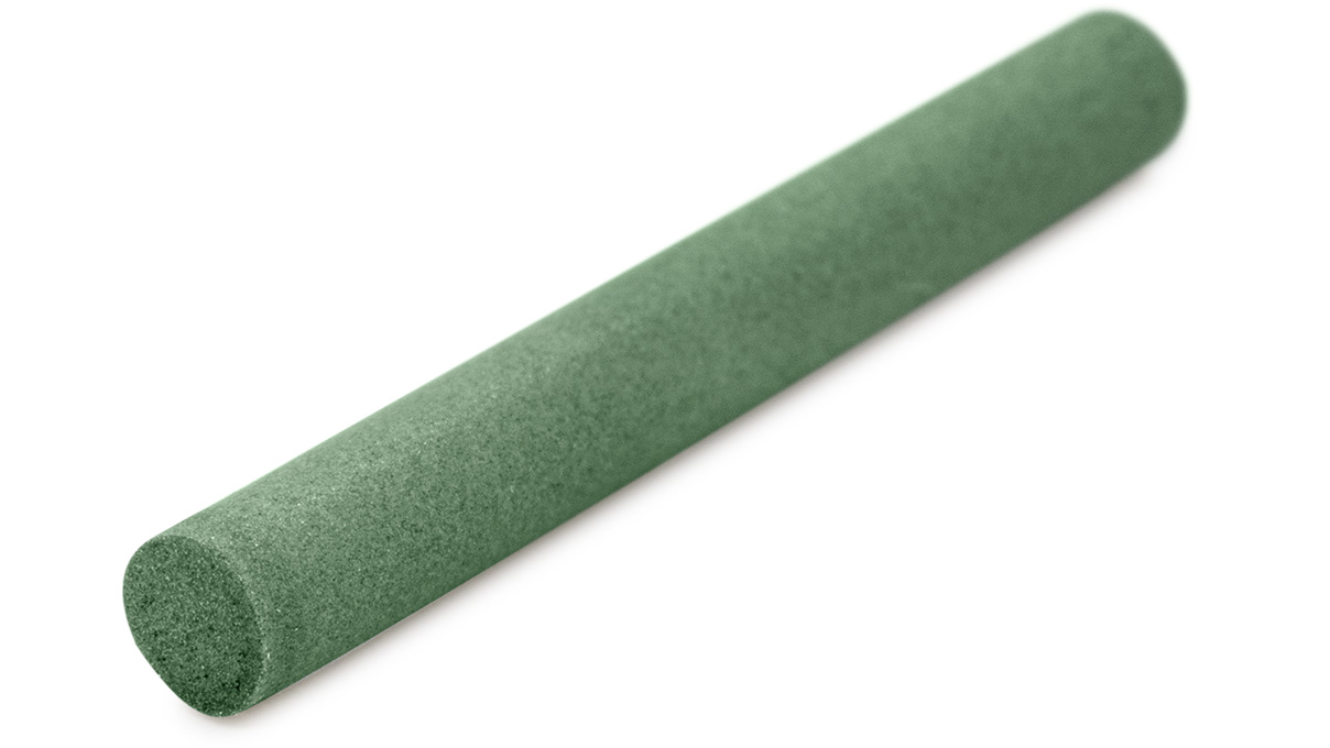 Polishing pins Megapol, green, Ø 3 x 23 mm, soft, grit very fine