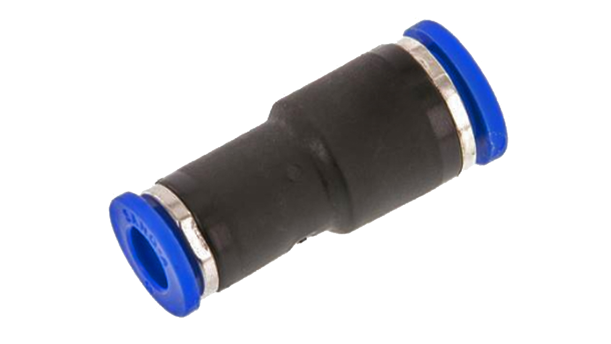 Gerader Steckanschluss für Außen-Ø 12 mm auf Außen-Ø 8 mm