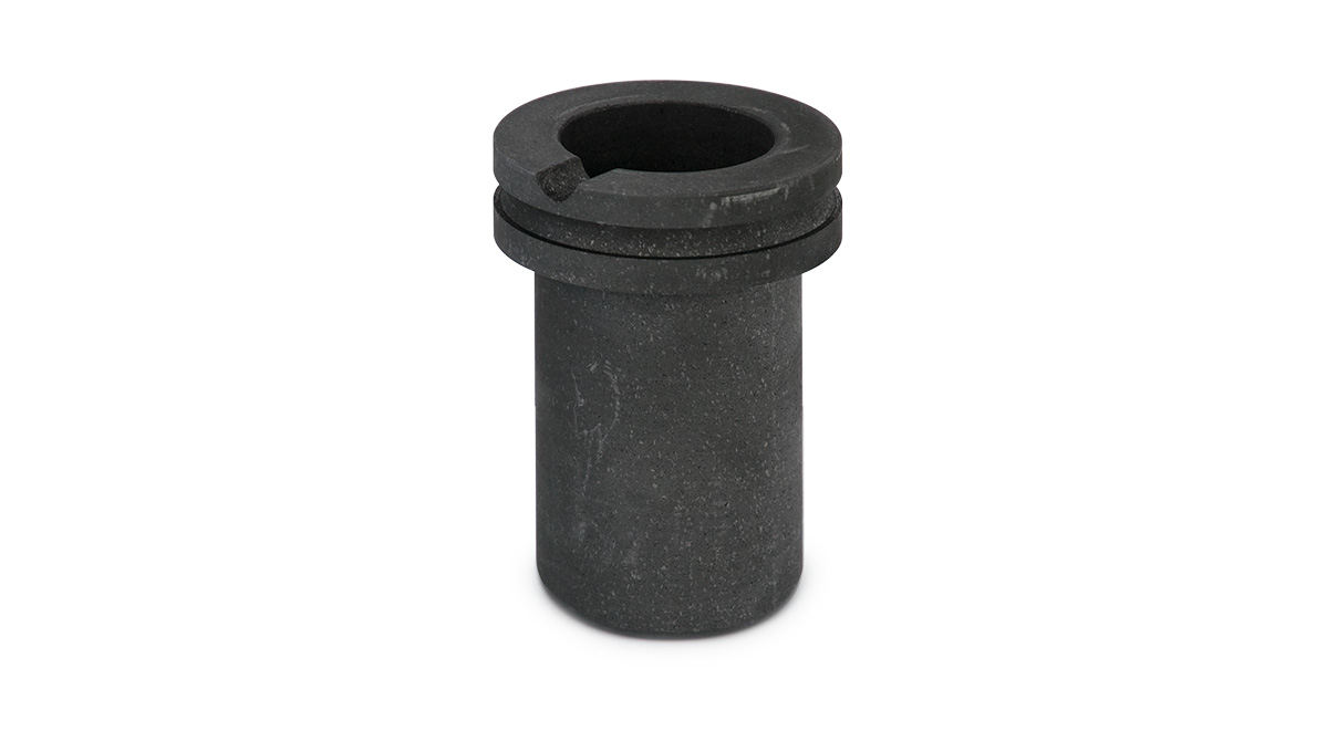 Crucible for electric melting furnaces, clay graphite, Ø 65 x 90 mm, capacity 1 kg