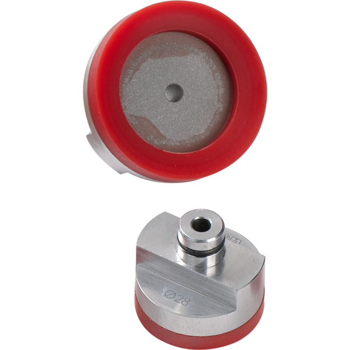 VOH suction cup Ø 28 mm for rack presses B-30 and P-3, red, hardness 75, Shore A