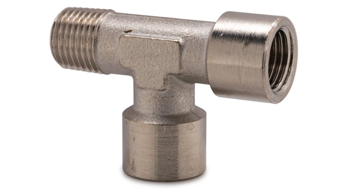 T-Stück für Innen- Ø 1/4'' auf Außen- Ø 1/4" T-Stück für Innen- Ø 1/4'' auf Außen- Ø 1/4"