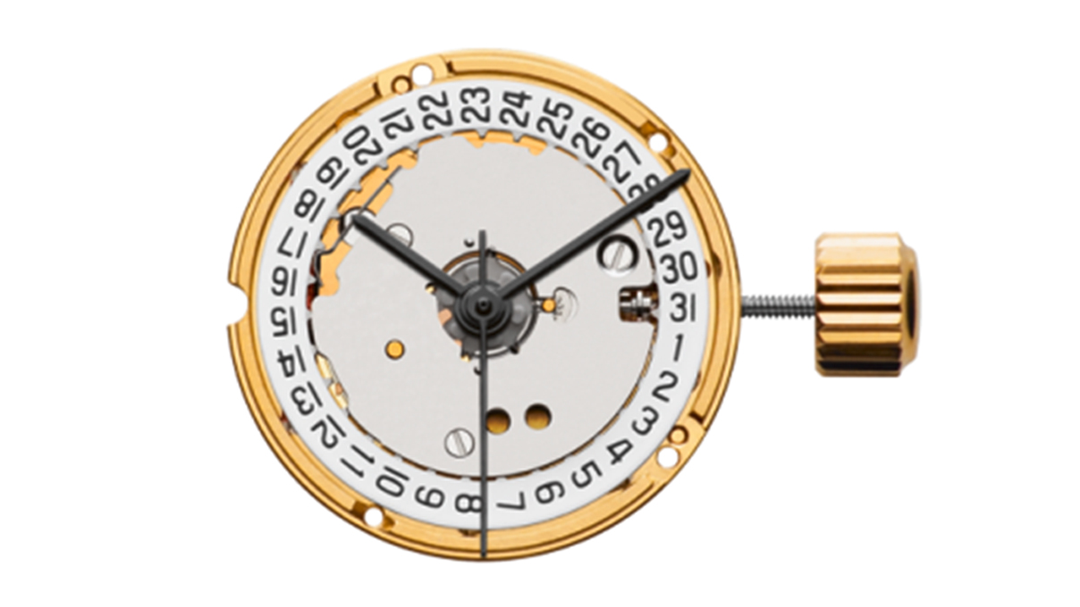 Mvt. ETA F03.115 MH1 7 3/4''' DATE6 NO SC Quartz (364 | SR621SW) - HeavyDrive