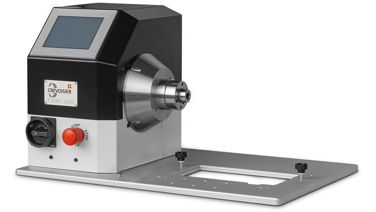 Crevoisier C5001: Universelle Endbearbeitungsmaschine (M8) zur Befestigung auf einer Werkbank (400 V),
feste Position