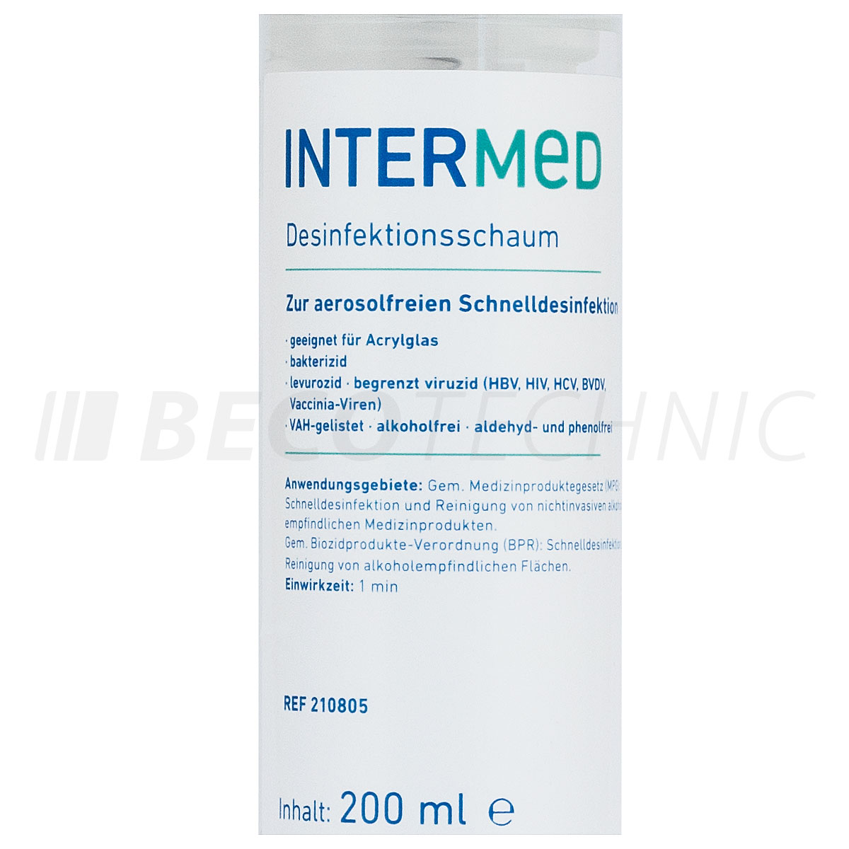 Intermed Disinfectant foam, 200 ml