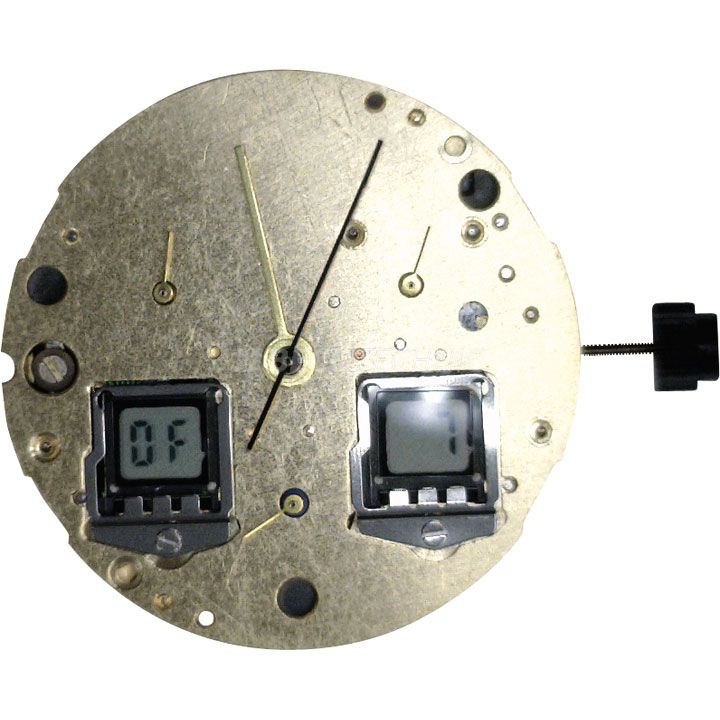 Mvt. ETA 251.265 H1 13 1/4''' SC ANA/DIGI CHR 3 ALARM EYES Quartz (394 | SR936)