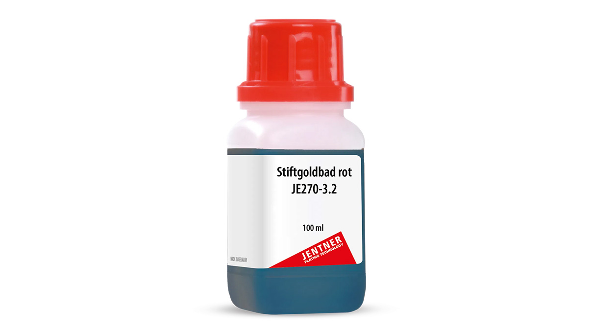 Jentner gold red JE270-3.2 for pen, 2 g Au/100 ml, ready to use, 100 ml
