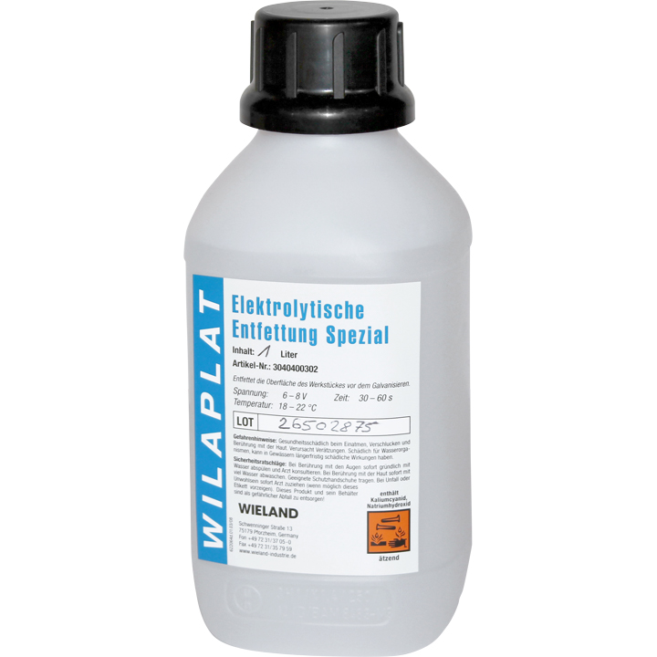 Electrolytic degreaser special, ready to use, cyanidic, 1 l